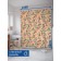 Photostore for the bathroom "Flower weaving", Saten, size 180x200 cm