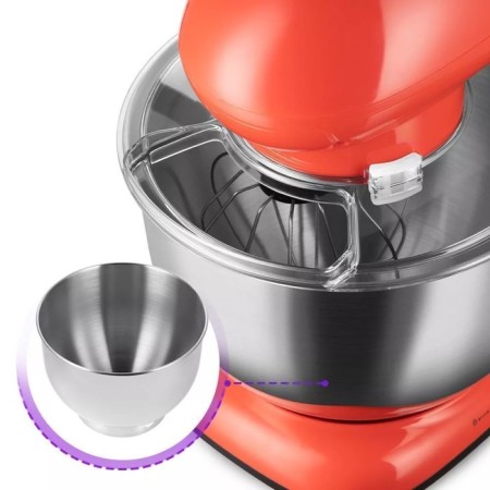 Mixer KitFort KT-3433-1, Planetary, 1400 W, 5.5 l, 6 speeds, red-3