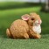Garden Figure "Bunny Gesti" 14x7x11cm /// Mix