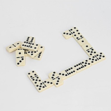 Domino board game "Carved", 28 pcs, knuckles 5 x 2.5 cm, 12 x 20 cm-1