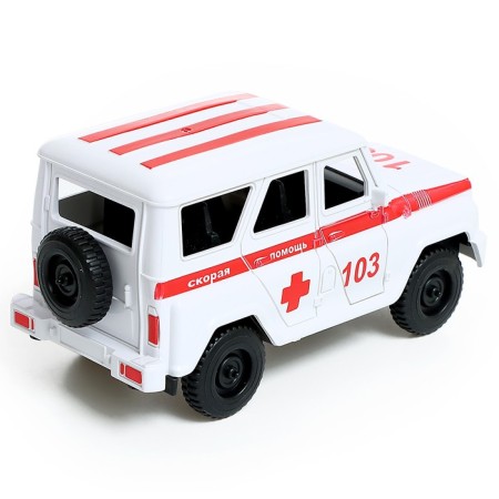 Inertial UAZ Hunter Machine Ambulance Help-2