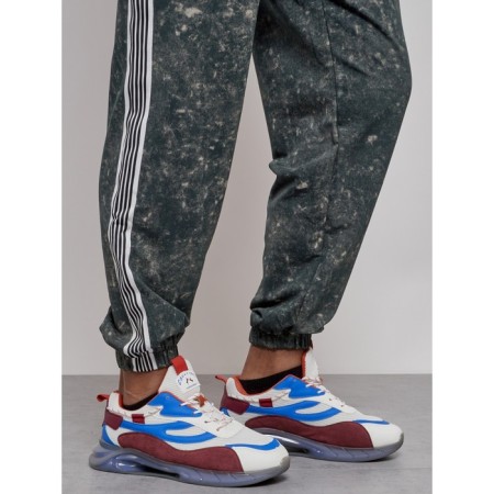 Joggers male, size 48, green color-10