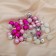 Set of balls plastic D-2.5 cm, 40 pcs "Baby in the ball" White pink