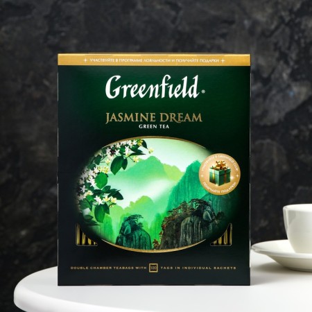 Green Greenfield Jasmine Dream Green Tea 100p*2g/9-1