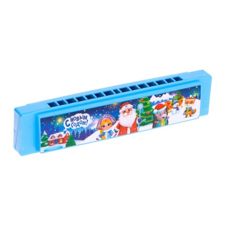 A set of musical instruments “Happy New Year!”, Blue color-3