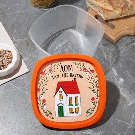A set of containers "Home comfort", 4 pcs: 230 ml, 500 ml, 900 ml, 1550 ml-3