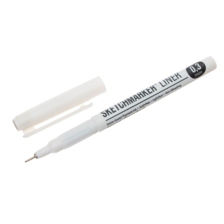 A set of capillary handles Sketchmarker, 6 pieces: 0.05, 0.1, 0.2, 0.3, 0.5, 0.7, black-3