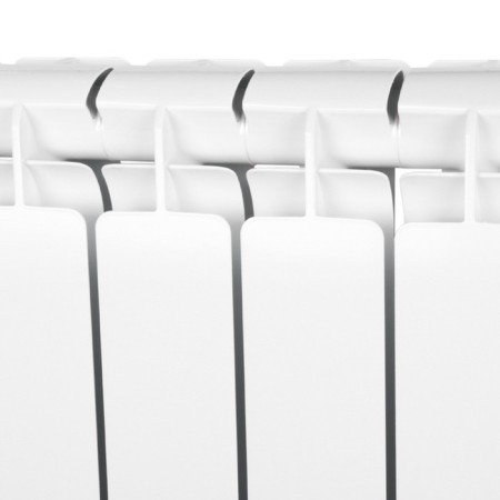 Aluminum radiator Stout Bravo, 500 x 80 mm, 10 sections, lower right connection-4