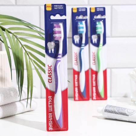 Rendall Classic toothbrush, soft, mix, 1 pc.