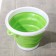 Folding bucket, 10 l, 35 × 33 × 24 cm, color mix