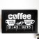 Hooks decorative wood "coffee break" 20x30 cm