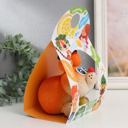 Growing gift of grass "Squirrel"-5