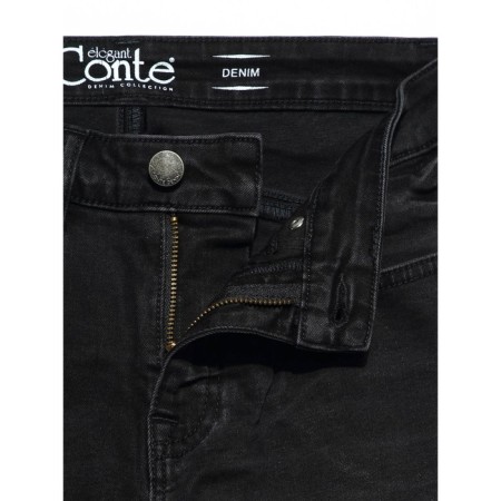 Women's jeans modeling Conte Elegant Skinny, size L, color Washed Black-3