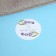 Stickers for flowers and gifts "Lavender", 4.4 x 4.4 cm, 252 pcs.
