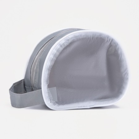 Lightning cosmetic bag, gray color-1