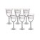 A set of glasses for red wine Branta, Panto, 2 Platinum layers, 290 ml X 6 pcs.