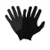 Garden gloves, x/b, with nylon thread, with PVC dots, size 9, black, Greengo