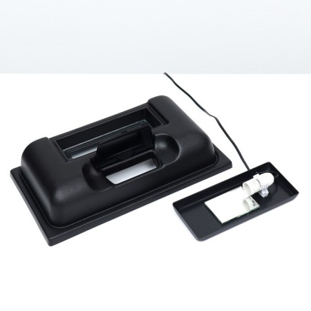 Aquarium "rectangular" with a lid, 25 liters, 38 x 21 x 33.7 cm, black-7