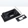Aquarium "rectangular" with a lid, 25 liters, 38 x 21 x 33.7 cm, black