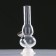 Bong, H-15 cm, "ball and bell", acrylic, mix