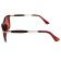 Sunglasses Wayfarer. Matte frame, metal strokes with inserts, mix, 14.5*13.5*4.5cm