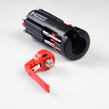 The lantern is multifunctional, multitul 8 in 1 "Master for all hands", 12 x 4 cm, 3 aaa-3
