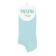 Women's socks shortened Mini Fresh, size 35-38, Azzurro color
