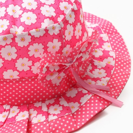 Panama for Minaku girl, bright pink color, rn 50-1