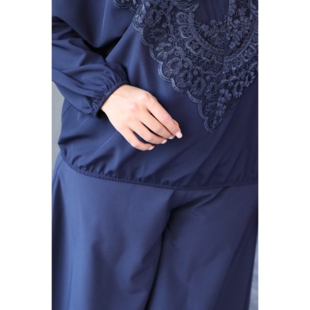 Female pulver, size 52, blue color-3