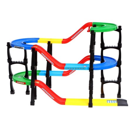 Megaparking garage, 3 metal machines, accessories-10