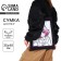 Chopper for a child for a girl without a fastener, black/white color