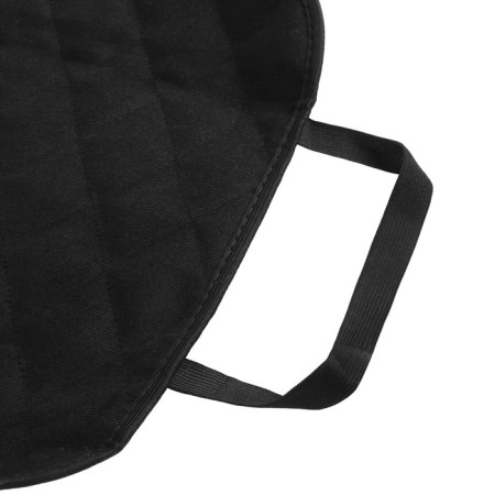 Nabbage on the front seat, velor, size 55 x 130 cm, black, wide seat-8