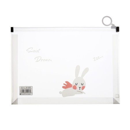 Lightning folder-convert format A5, 180MKR, with a drawing "Bunny", mix-1
