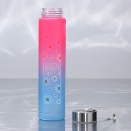 Water bottle "Happiness inside", 300 ml-3