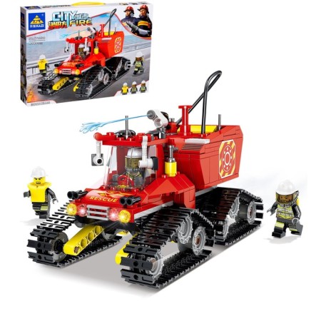 Designer Firefighters "Caterpillar Machine", shoots with water, 410 parts