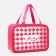 Lightning cosmetic bag, raspberry color