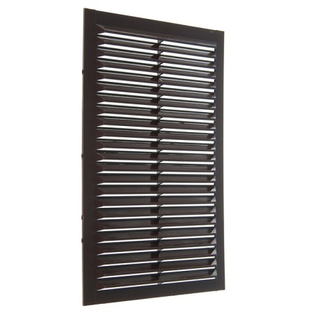 Ventilation ERA 1724 s, 170x240 mm, with a grid, ineffective, brown-1