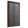 Ventilation ERA 1724 s, 170x240 mm, with a grid, ineffective, brown