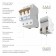 Aircraft switch 3P 16 A C 4.5 KA W903P164