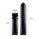 Watch strap, male, 22 mm, harness 80 mm, larynx 120 mm, genuine leather, black