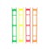 Motovilo, 1-row, for fishing, fluorescent, 190 x 23 mm, 10 pcs.