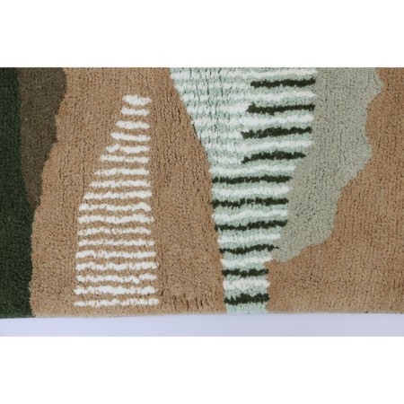 Arya Home Morton bathroom mat, size 50x80 cm, green color-1