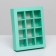 Box for sweets, 12 pcs, mint, 19 x 15 x 3.5 cm