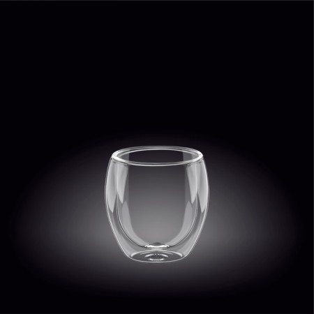 A glass with double walls Wilmax England, 150 ml