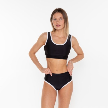 Separate swimsuit, black color, size 48