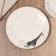 Ceramic plate "Animals", 20 cm, white color