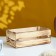 Wooden Kashpo 24.5 × 13.5 × 9 cm "Two Light", two -string, we burned beautifully