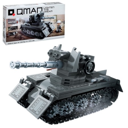 Constructor Block Second World War "Military Tank", 218 parts