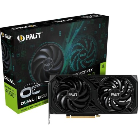 The Palit PCI-E 4.0 RTX406060TI Dual OC NVIDIA GeForce RTX 406060TI 8192MB 128 GDDR6 2310 10044-8