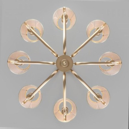 Alcamo chandelier, 8x40W E14, color gold-5